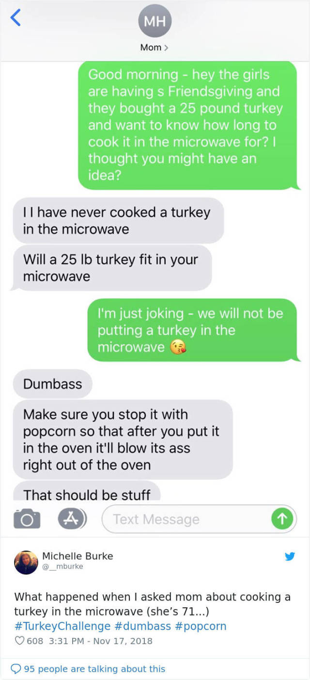 Ask Your Parents How To Cook A Turkey In A Microwave