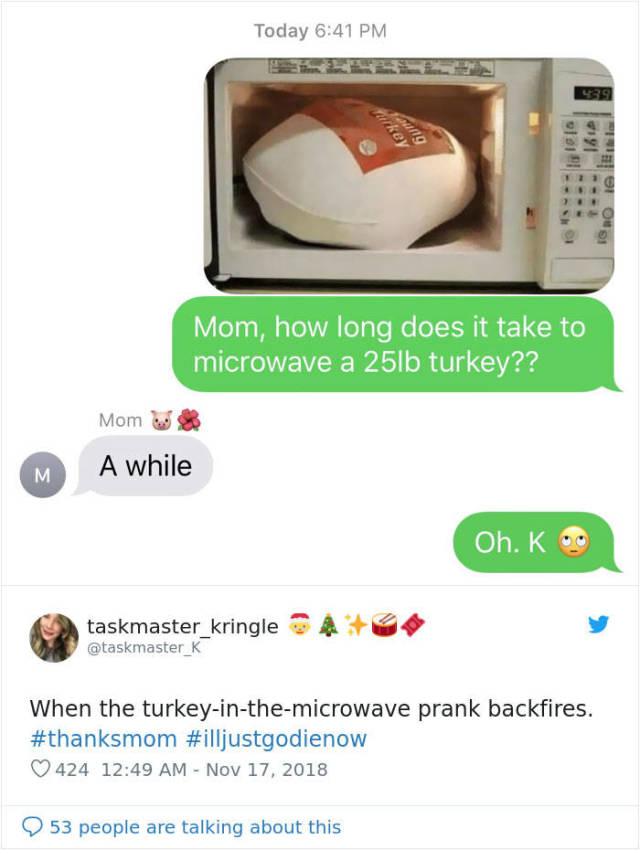 Ask Your Parents How To Cook A Turkey In A Microwave