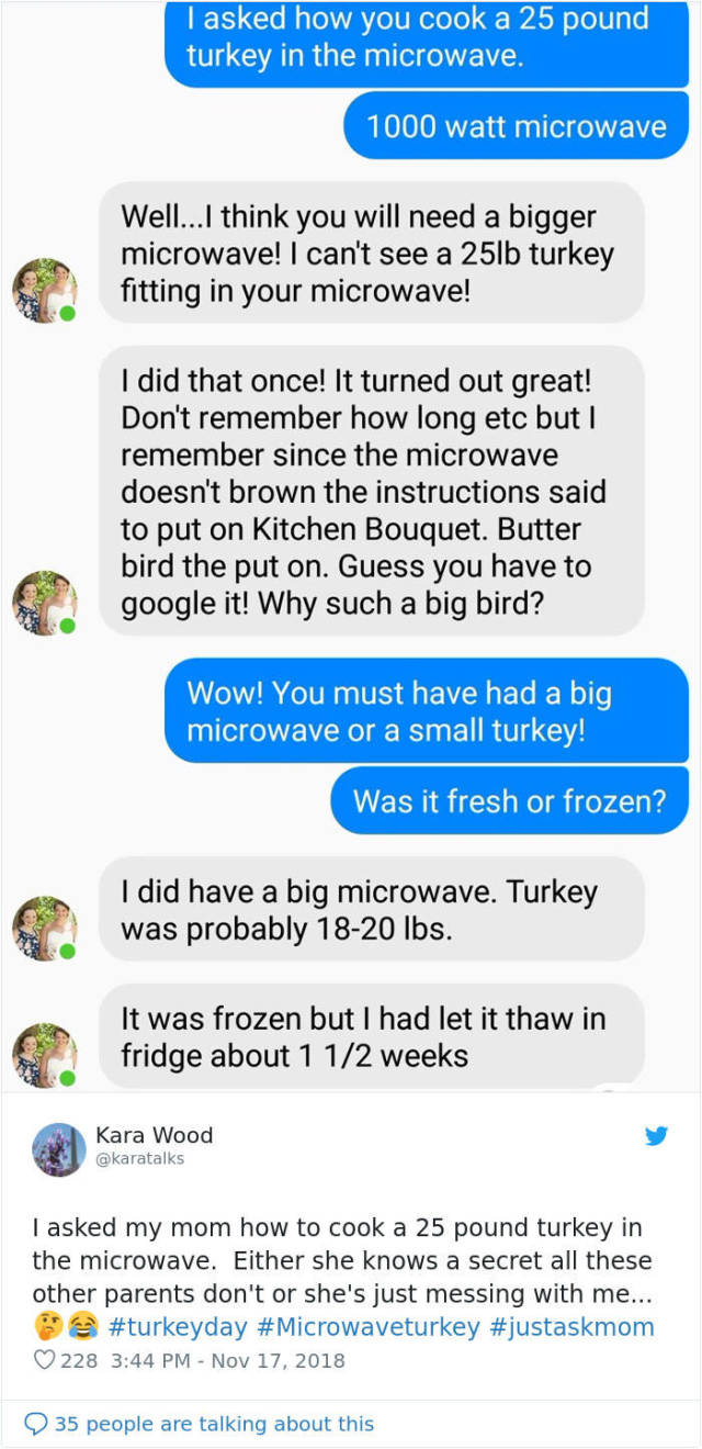 Ask Your Parents How To Cook A Turkey In A Microwave