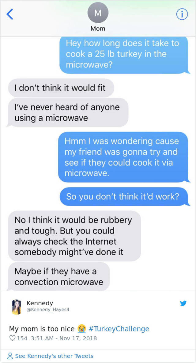 Ask Your Parents How To Cook A Turkey In A Microwave