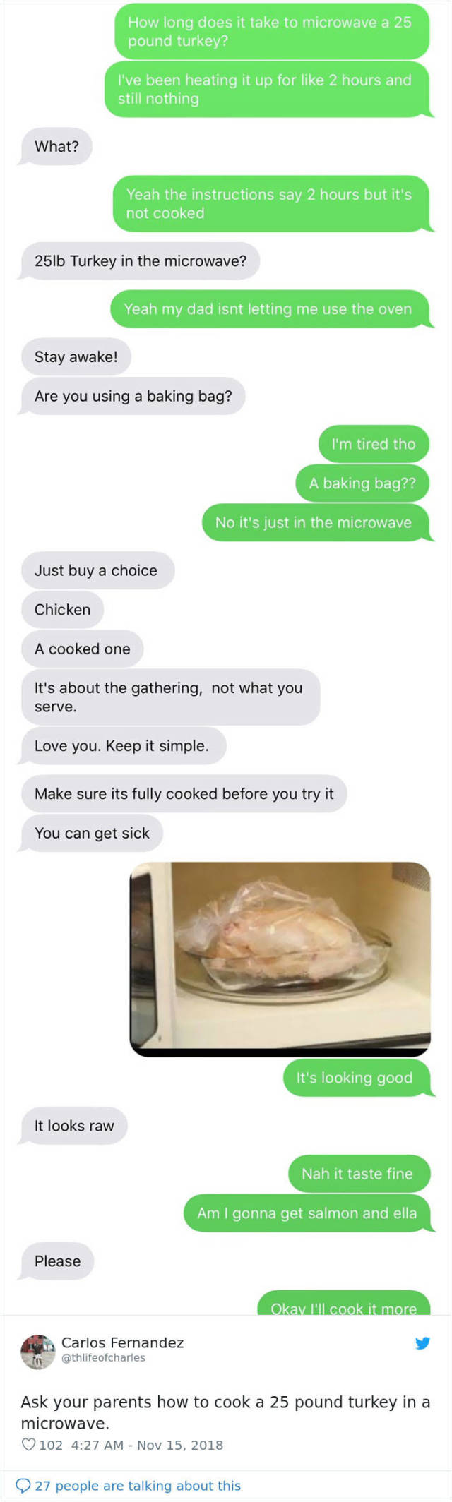 Ask Your Parents How To Cook A Turkey In A Microwave