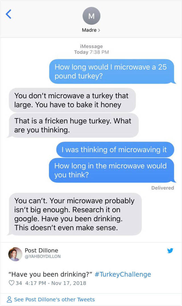 Ask Your Parents How To Cook A Turkey In A Microwave