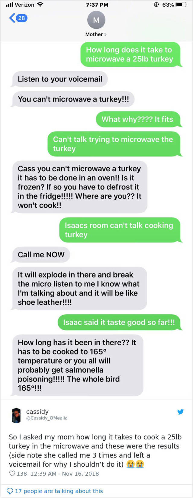 Ask Your Parents How To Cook A Turkey In A Microwave