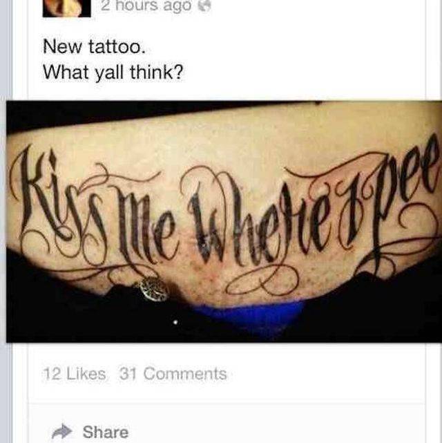 Tattoos That Serve As Anti-Advertisement For Tattoos