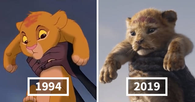 How “The Lion King”-2019 Looks In Comparison To The Original 1994 Edition
