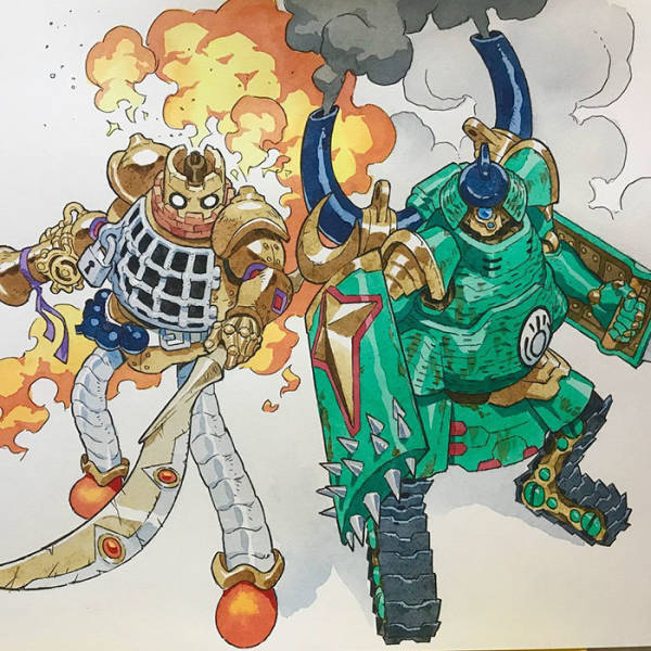 Artist Professionally Transforms His Sons’ Doodles Into Amazing Cartoon Characters