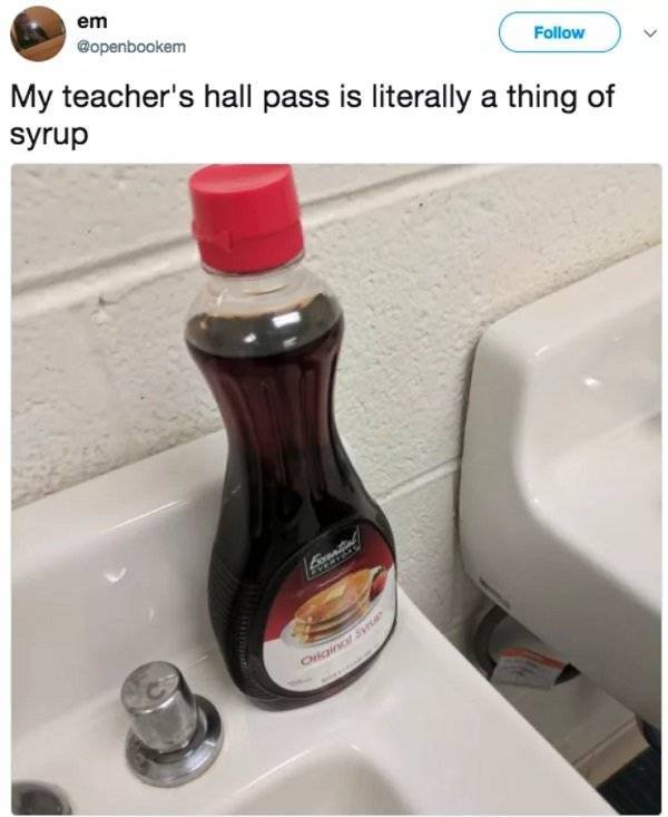 Hall Passes Come In All Shapes And Sizes