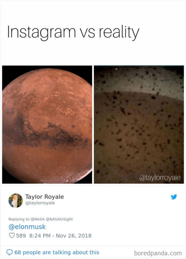The Internet Already Memes About NASA’s InSight’s First Photos From Mars