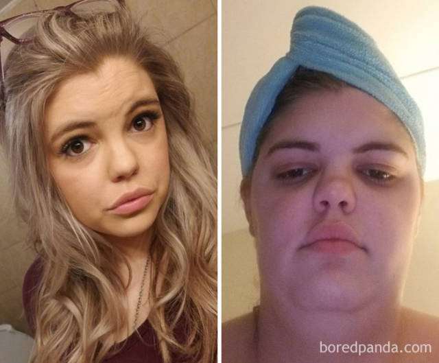 There’s Only One Face Between A Pretty Girl And An Ugly Girl