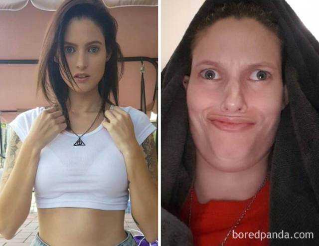 There’s Only One Face Between A Pretty Girl And An Ugly Girl