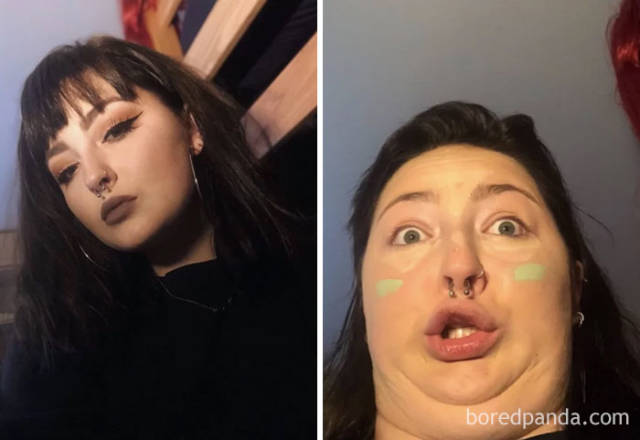 There’s Only One Face Between A Pretty Girl And An Ugly Girl