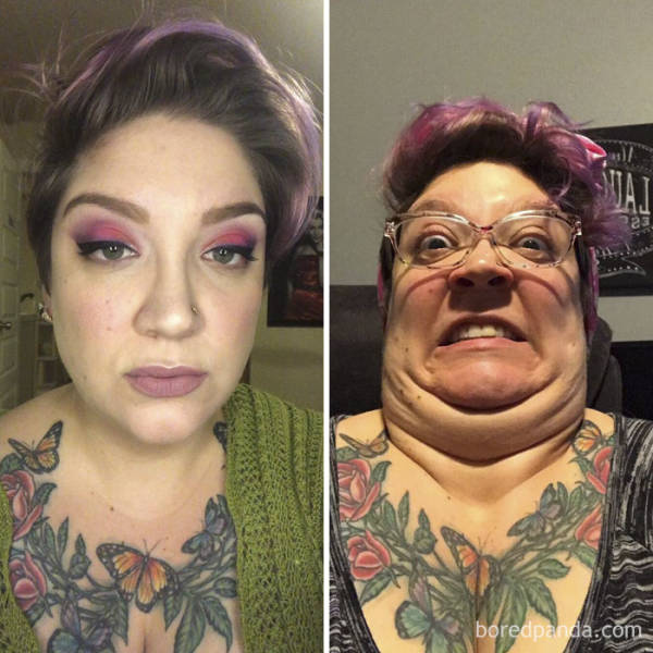 There’s Only One Face Between A Pretty Girl And An Ugly Girl