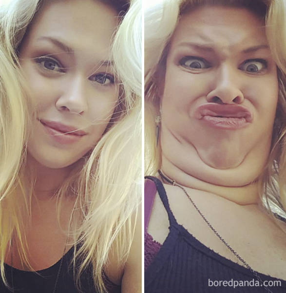 There’s Only One Face Between A Pretty Girl And An Ugly Girl