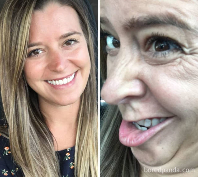 There’s Only One Face Between A Pretty Girl And An Ugly Girl