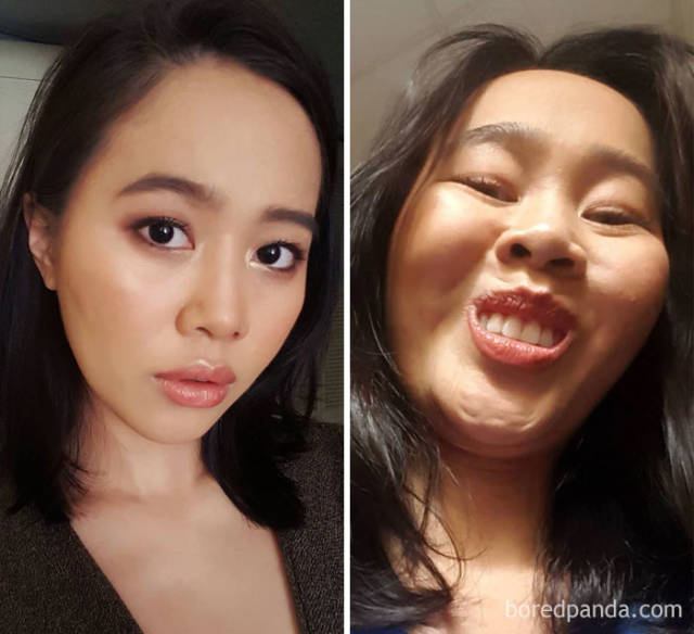 There’s Only One Face Between A Pretty Girl And An Ugly Girl