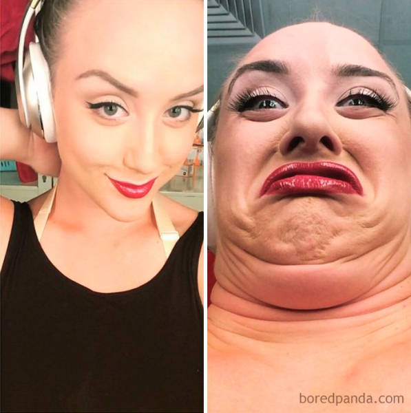 There’s Only One Face Between A Pretty Girl And An Ugly Girl