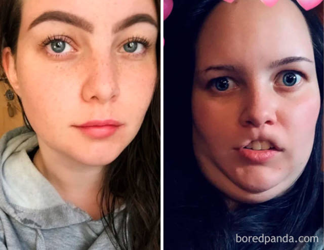 There’s Only One Face Between A Pretty Girl And An Ugly Girl