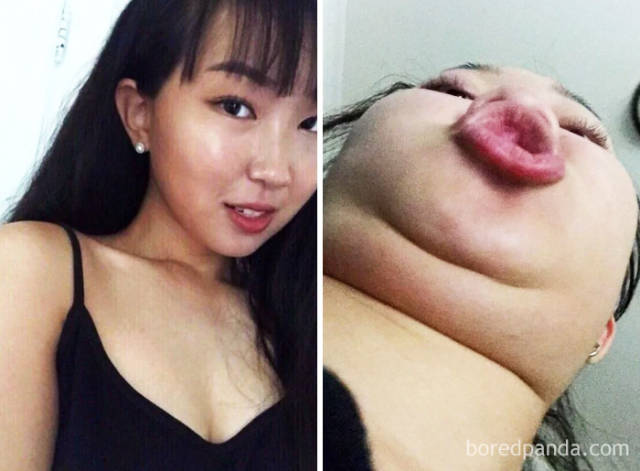 There’s Only One Face Between A Pretty Girl And An Ugly Girl