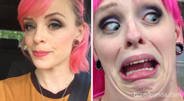 There’s Only One Face Between A Pretty Girl And An Ugly Girl