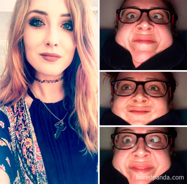 There’s Only One Face Between A Pretty Girl And An Ugly Girl