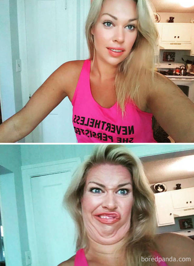 There’s Only One Face Between A Pretty Girl And An Ugly Girl
