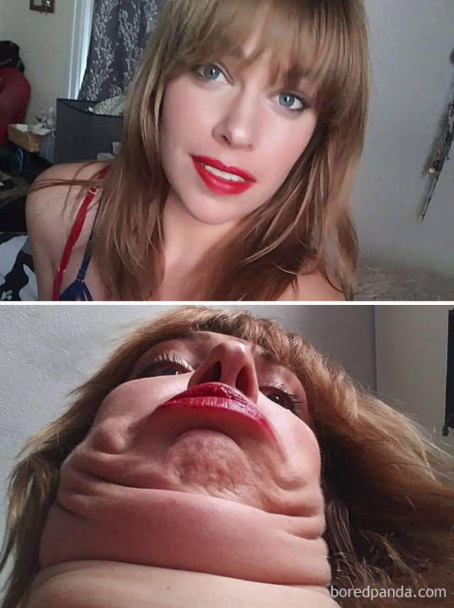 There’s Only One Face Between A Pretty Girl And An Ugly Girl