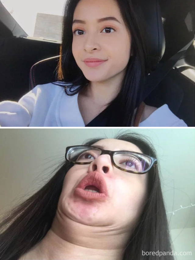 There’s Only One Face Between A Pretty Girl And An Ugly Girl