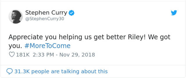 This Little Girl Wasn’t Afraid To Complain To An NBA Star Steph Curry, And He Immediately Responded