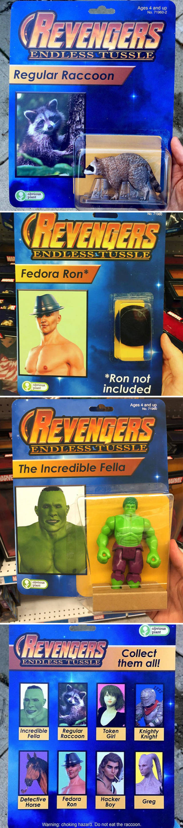 “Obvious Plant” Creates Perfect Nonsensical Fake Toys!