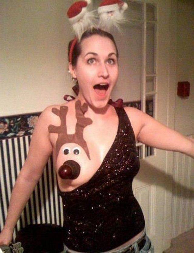 Nothing Brings Christmas Spirit Like Reindeer Boobs