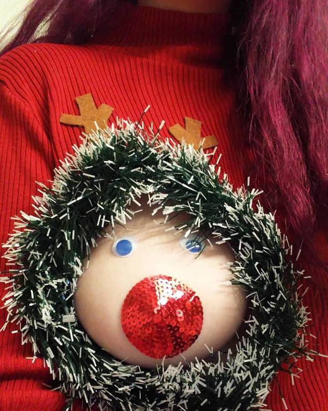 Nothing Brings Christmas Spirit Like Reindeer Boobs