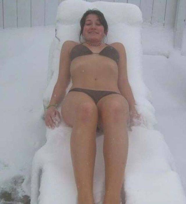 Winter Is Never Too Cold For These Hotties