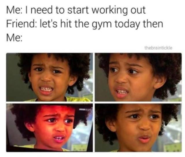 Fitness Is Hard. Memes Are Not