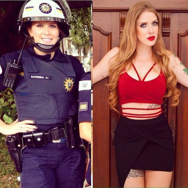 Uniform Ladies Don’t Always Wear Their Uniforms