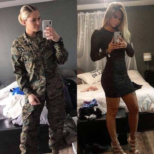 Uniform Ladies Don’t Always Wear Their Uniforms