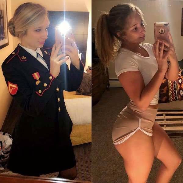 Uniform Ladies Don’t Always Wear Their Uniforms