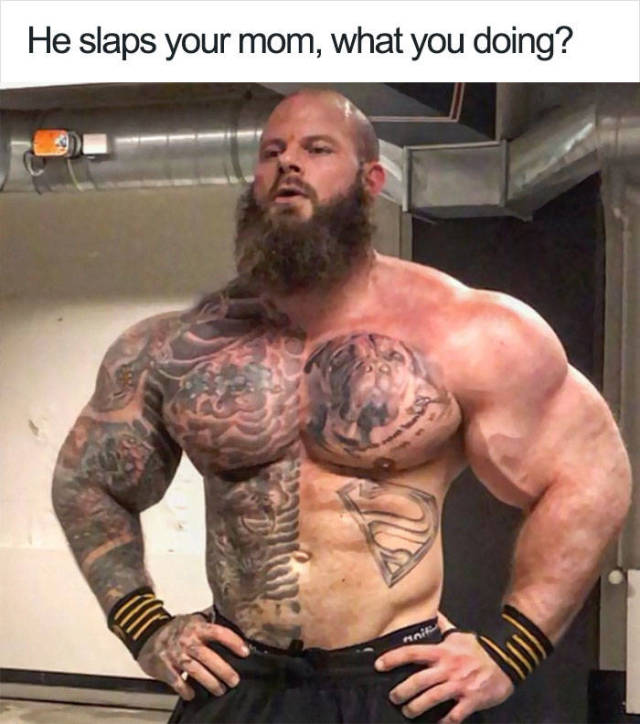 Bodybuilder Fires Back After His Photo Was Used For A Meme