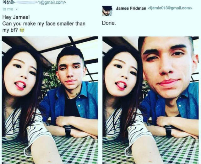 Never Ask James Fridman To Photoshop Your Pictures!