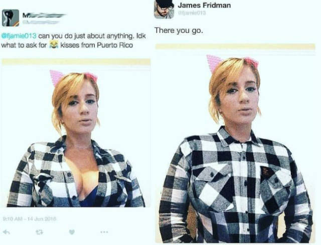 Never Ask James Fridman To Photoshop Your Pictures!