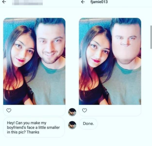 Never Ask James Fridman To Photoshop Your Pictures!