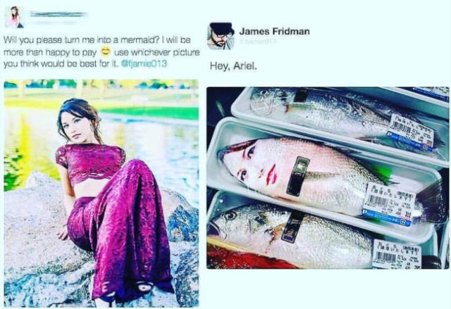 Never Ask James Fridman To Photoshop Your Pictures!
