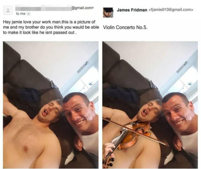 Never Ask James Fridman To Photoshop Your Pictures!