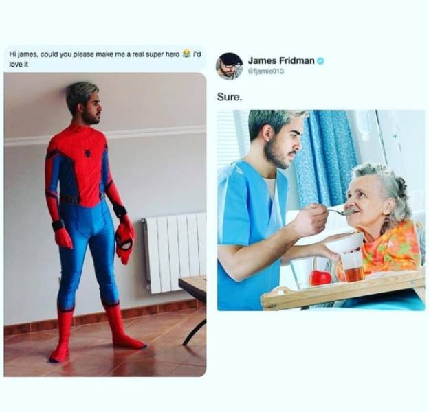 Never Ask James Fridman To Photoshop Your Pictures!