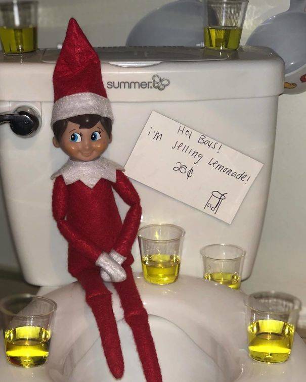 Some Perfect “Elf On The Shelf” Placement Ideas