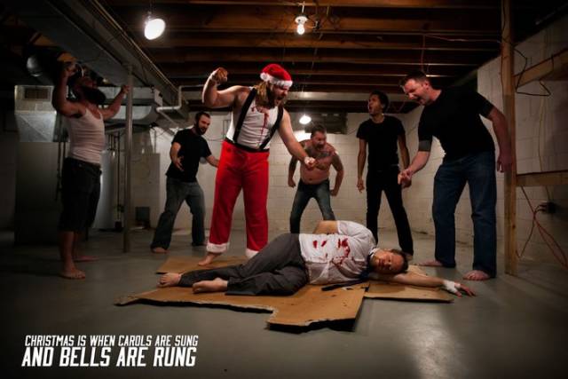 Mom Said He Should Make His Own Christmas Cards. And He Does Not Disappoint