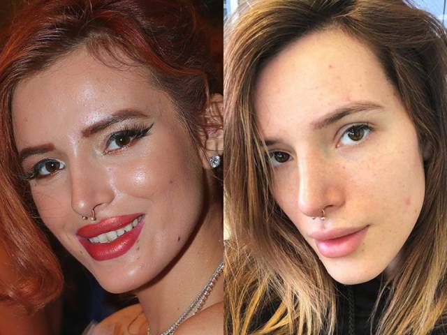 Celebs Who Didn’t Care Much About Makeup This Year