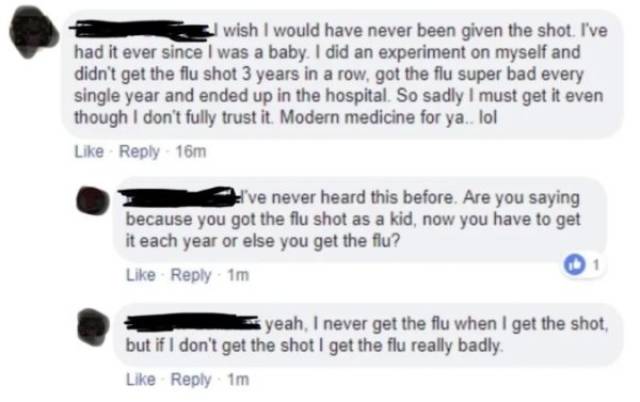 The Things Anti-Vaxxers Say