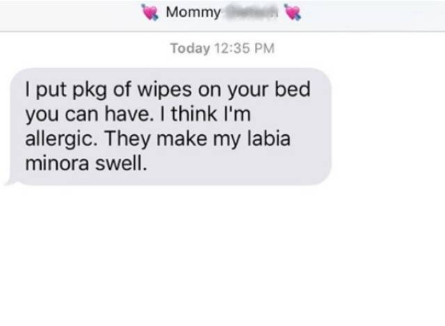 Sex Texts From Parents Are Something You Don’t Want To Receive