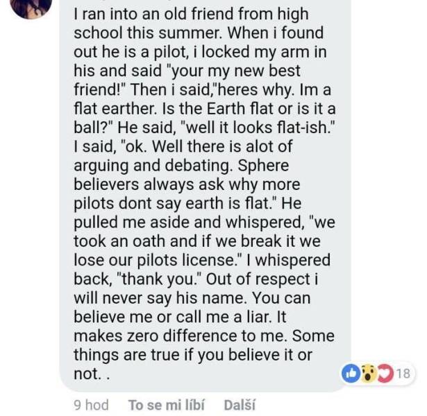 Some…Questionable Things Flat Earthers Say