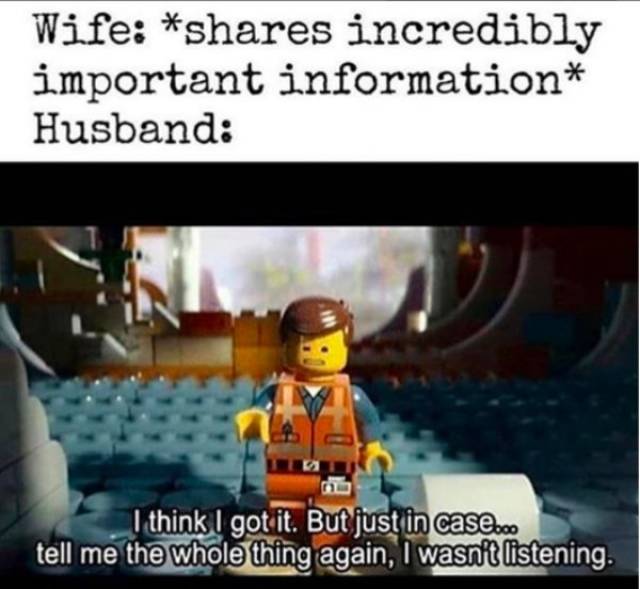 Married Life Is Too Hard, Let’s Meme